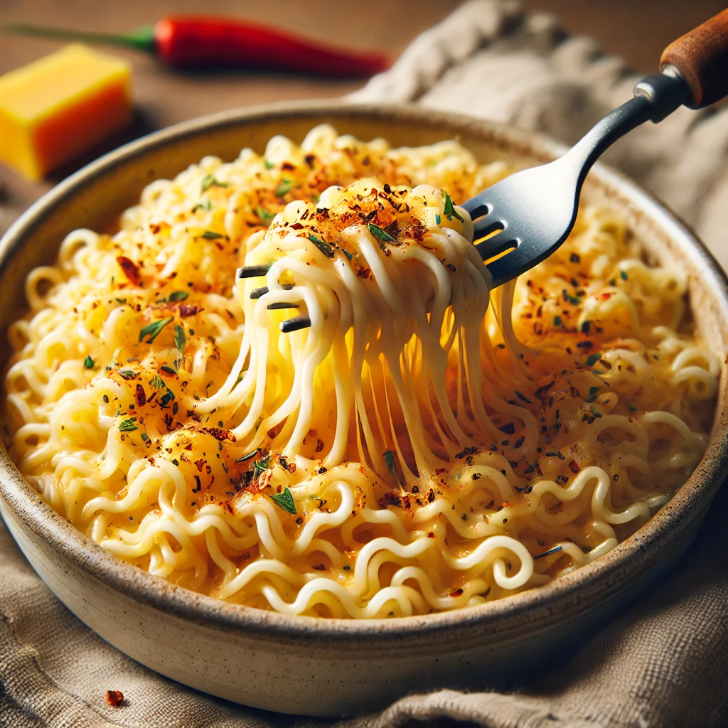 Maggi with cheese